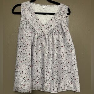 Floral Sleeveless Top - NWOT